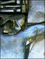 La rsta - (particolare 2) Bronzo cm 61x15x10